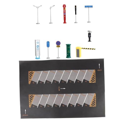 DYNWAVE 1:64 Parking Lot Layout for Model Car Display and Simulation, Style F