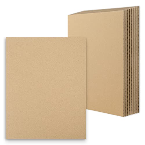 Image of Golden State Art 10 Pack 11x14 Corrugated Cardboard Sheet 1 /8 inch Flat Inserts