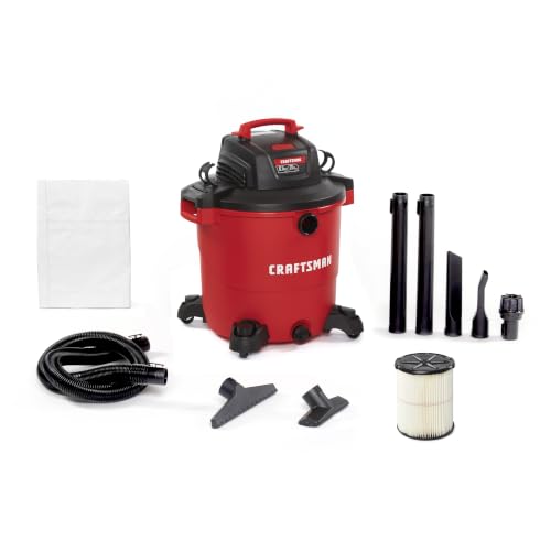 CRAFTSMAN CMXEVBE17596 20 Gallon 6.5 Peak HP Wet Dry Shop Vacuum