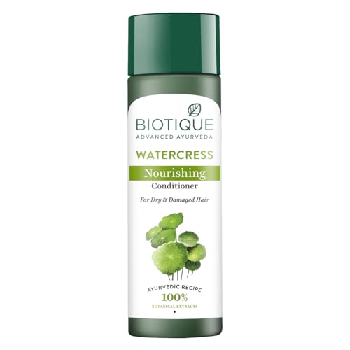 Biotique Bio Watercress Fresh Nourishing Conditioner For Dry damaged, Color Treated and Perm, 120 ml