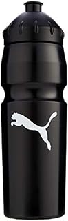 PUMA Unisex Adult 'New' Waterbottle Plastic 0, 75 l Bottle - black-white, UA
