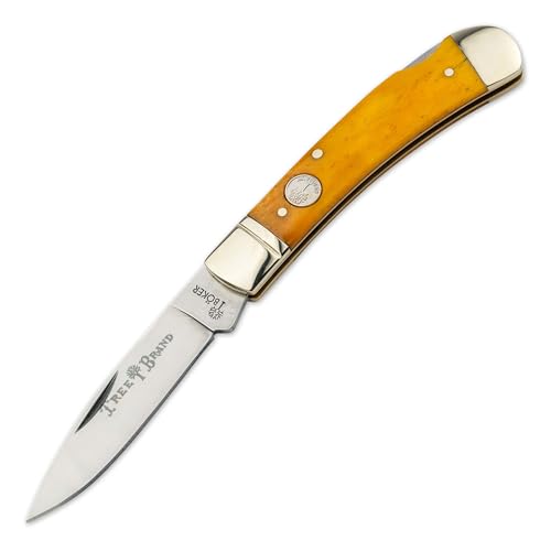 Böker Lockback 2.95 Inch Pocket Knife, Smooth Yellow Bone, Traditional Series 2.0, Made in Germany