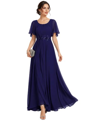 Image of Ever-Pretty Women's Applique Chiffon Formal Wedding Guest Dresses