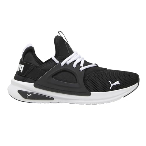 PUMA Men's Softride Enzo Evo Cross Training Shoes, Black-White, 9.52