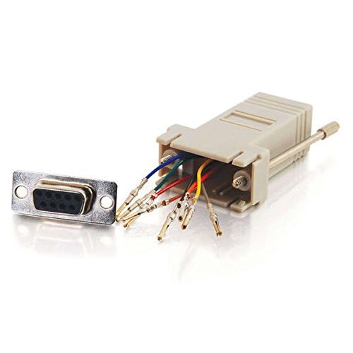 QBM RJ45 Female to DB9 Female Serial RS232 Modular Adapter for Router Terminal(Pack of 1 pcs)-image-15