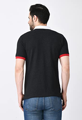 Image of Hero MotoCorp Unisex Polo Neck T-Shirt Dark Grey
