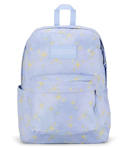 Image of JanSport SuperBreak Plus Backpack with Padded 15-inch Laptop Sleeve and Integrated Bottle Pocket - Spacious and Durable Daypack for Work and Travel - Street Sparkle