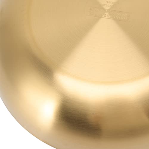 Tazón de acero inoxidable para mezclar Fdit dorado miniatura 7