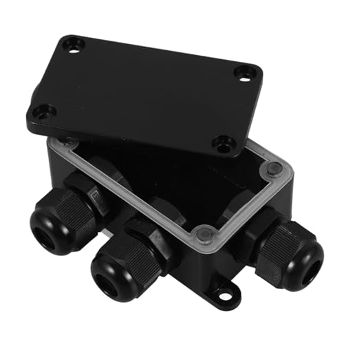 SEWACC Wetterfeste Kunststoff Anschlusskasten Schutz Elektrische Verteilerdose für Außenbereich Abzweigdose mit Stoßfestigkeit und Isolierung für Garten Pumpen Beleuchtung