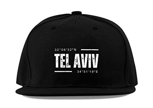 Casquette Tel Aviv Visière Plate pour Vos Sorties Urbaines en Coton
