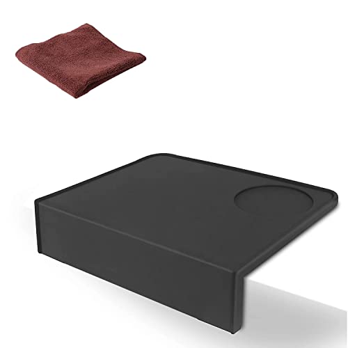 HeaHap Espresso Tamper Matte, lebensmittelechte Silikon Kaffee Tamper Matte, Anti-Rutsch-Ecke f¨¹r Barista-Werkzeug, Zuhause, K¨¹Che, Bar, CAF¨¦ Cover