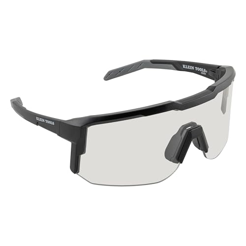 KLEIN TOOLS Blade Safety Glasses, ANSI Z87.1+ Impact-Rated, Anti-Fog and Scratch-Resistant, 99.9% UV Protection, Optical Class-1 Clarity Lens