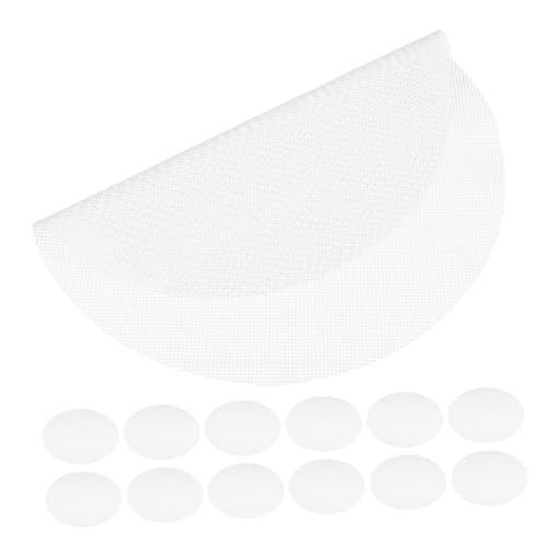 Cabilock 40 Piezas Alfombrillas de Silicona Antiadherentes para Vaporera Redondas Resistentes al Calor Reutilizables para Cocinar Dim Sum Bollos y Verduras Cocina Hogar