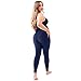 SINOPHANT Women's Maternity Leggings Over The Belly with Pockets,Pregnancy Yoga Pants Workout Leggings Navy Blue M