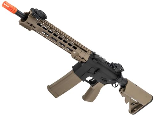 Evike Airsoft - Specna Arms Edge Series Airsoft M4 AEG w/GATE X-ASR MOSFET (Model: Car Slim LOK / 2-Tone Blk-Tan)