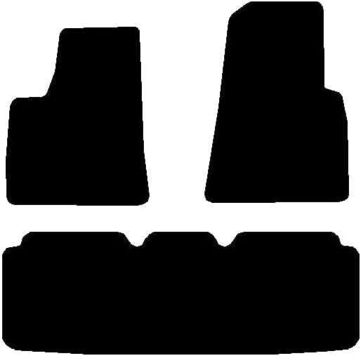 2012-2020 Telsa Model S Custom Carpeted Floor Mats (Black)