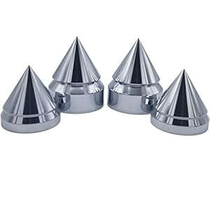 Sixty61 Spike Front And Rear Axle Caps For Yamaha Yzf R1 R3 R6 Motorcycles, Chrome Covers Aluminum Suzuki 1 31gle4mhcdl. sl500 . ss300