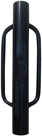 MTB Fence Post Driver with Handle, 12LB Black Iron T Post Pounder Hand Post Rammer for U Fence Post Wooden Post