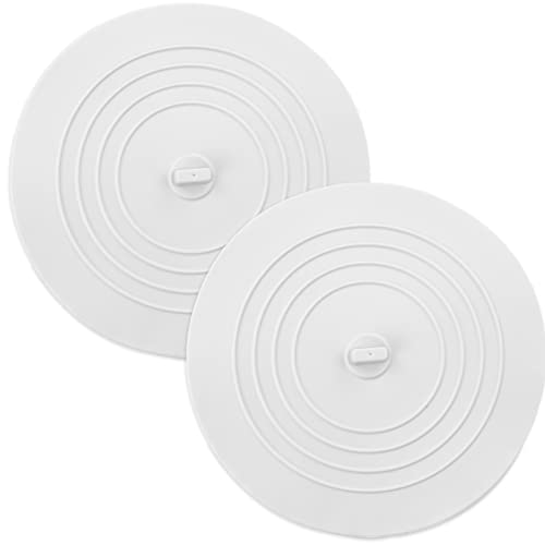 Tapones de drenaje de silicona, 2 unidades para fregadero de bañera, tapones de desagüe universales, tapones para fregadero, para cocina, baño o lavabo