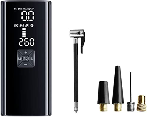 PIKFOS 150 PSI Tire Inflator Portable Air Compressor Bicycle Pump ...