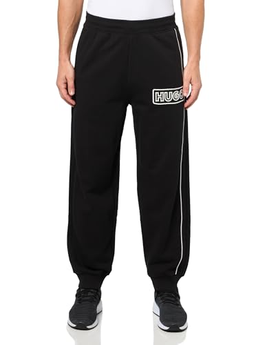 HUGO Men's Outline Logo Cotton Jogger Sweatpants