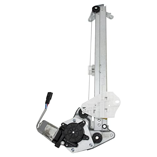 Image of TRQ Front Driver Side Power Window Motor and Regulator Assembly One Touch Anti Pinch Compatible with 13 Honda Accord Sedan 14-15 EX-L LX EX Sport Touring 16-17