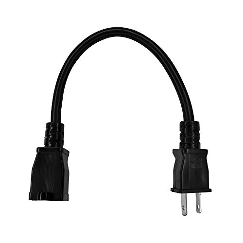 1 Foot Power Strip Extension Cord - Standard Plug, Indoor/Outdoor Use (Pack of 15)