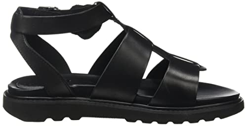 Kickers NEOROCK, Sandali Bassi Donna, Nero, 37 EU