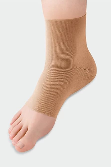 JuzoFlex Malleo 707 Sprunggelenkbandage bei Reizzuständen des Sprunggelenks | stabilisiert und stützt | latexfreies Material | Zusatzlänge: kurz | Größe: 4 (L)