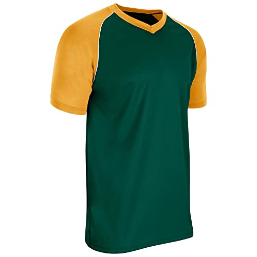 Maillot de baseball en maille contre la chaleur Champro XL Forest