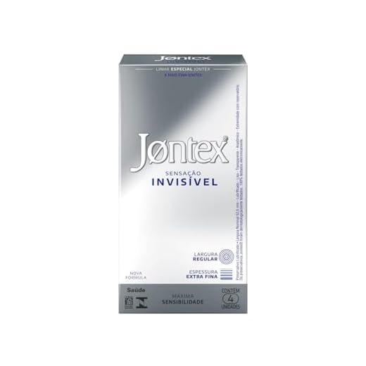 Preservativo Camisinha Jontex Sensação Invisível - 4 unidades, Jontex