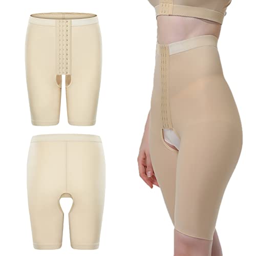 Post-Chirurgie Oberschenkel Shaper Shorts Beine Kompression Shapewear für Frauen Tummy Control Butt Lifter Oberschenkel schlanker, Haut, 1PCS Cover