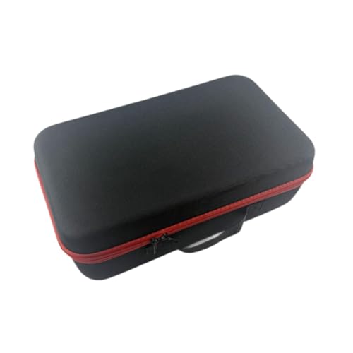 Gazechimp 電動ドリル収納バッグ オーガナイザーポーチ EVAハードシェル ハンドル付き ジッパー開閉 軽量ツールバッグ ハンドツール用 のこぎり, 赤いジッパー