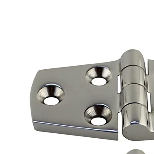 Charnières de porte avec 6 trous d'ancrage modèle coulé haute résistance en inox - 5