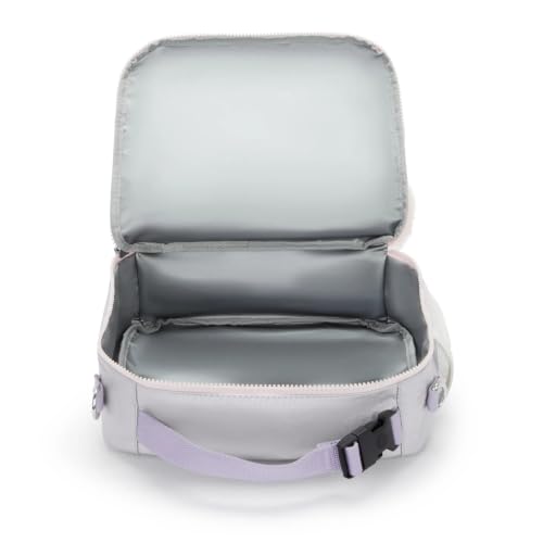 Image of Kipling Ermy Metallic Lunch Bag Silver Glow Met