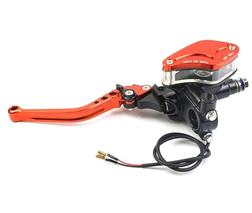 Maître-cylindre de frein hydraulique orange pour vos trajets en Yamaha MSX125