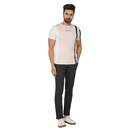 Image of blackberrys Solid Cotton Super Slim Fit Mens Trousers (A21BB60A2IA21FM-P)