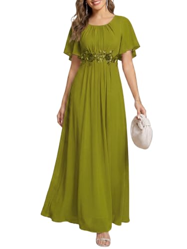 Image of Ever-Pretty Women's Applique Chiffon Formal Wedding Guest Dresses