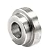 Anchor Fluid Power 24T-24SFXN Code 62 Carbon Steel Tube Flange Head Fitting, Flat Face Type, 1.50" Tube Size, 1.50" Flange Size, Carbon Steel, 1