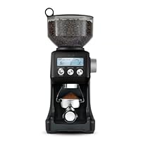 Sage - The Smart Grinder Pro - Conical Burr Coffee Grinder - Programmable, Automatic - 450g Coffee Bean Capacity, 60 Precise Grind Settings - Black Truffle