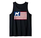 american akita dog 4 luglio us bandiera americana patriottica canotta