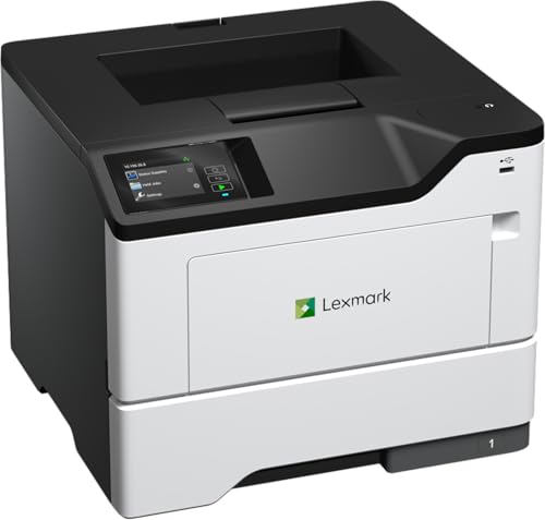 Image of Lexmark MS631dw Monochrome Laser, Duplex (2-Sided) Printing: Integrated Duplex, Print Speed: Up to 50 ppm, Energy Star, 2.8 inch (7.2 cm) Color Touch Screen (38S0400)