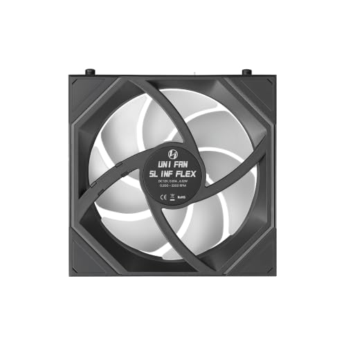Image of Lian Li UNI Fan SL Infinity Flex-120-Normal Blade-Black-12SLIN1F3B
