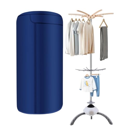 Secadora portátil – Máquina de calentamiento con temporizador, secadora eléctrica plegable – para ropa interior, balcón, apartamento, habitación compartida, viaje