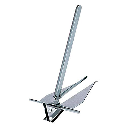 Ancre Danforth INOX 9 kg Osculati pour sécuriser le mouillage sur fonds meubles