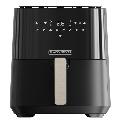Black & Decker - Freidora de aire 5L | 1450W | Capacidad 5L | Pantalla digital | Temperatura hasta...