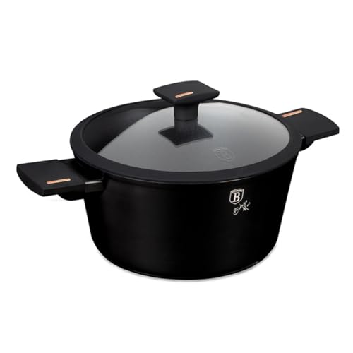 Berlinger Haus Monaco Collection BH-7086 - Cacerola con tapa (superficie de titanio, 20 cm)