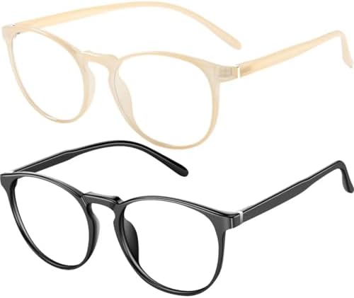 Blue Light Blocking Glasses Women/Men,Retro Round Anti Eyestrain ...