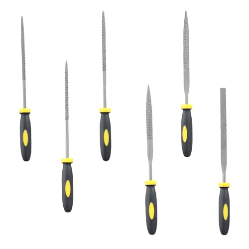 Kit de Limas para Metal y Madera - Juego de Limas Profesionales, Pequeñas y Planas, Ideal para Carpintería y Trabajos Diarios