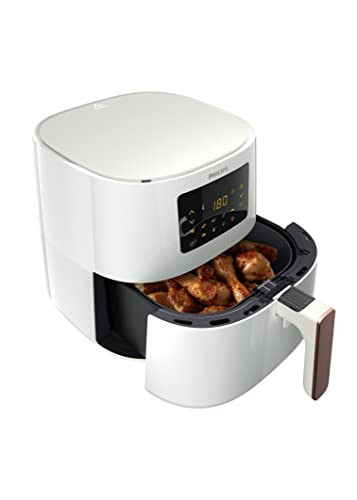 Philips Air Fryer 1.2Kg/6.2L XL Capacity to Fry, Bake, Grill, Roast Or Reheat - 60Hz Only - White - HD9270/20